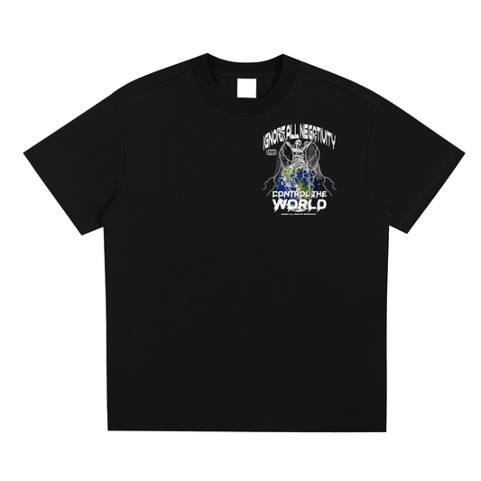 Black save world T-Shirt